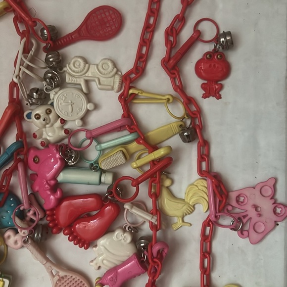 2 Available Vintage 1980s Charm Necklaces-Each one is available for purchase - Picture 7 of 10